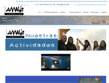 Tablet Screenshot of fundacionamalio.com